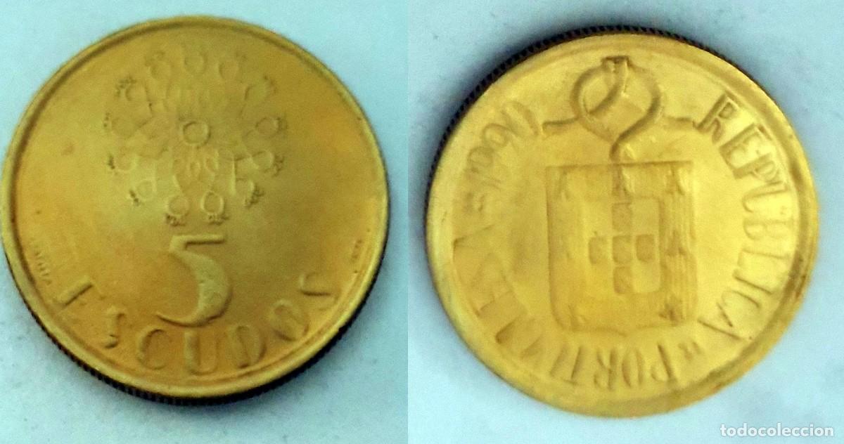 Old Coins of Europe: Portugal &ndash; 5 Escudos 1990 &ndash; KM#632