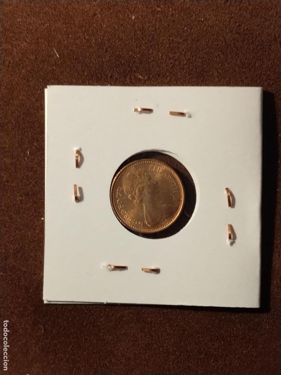 Monedas antiguas de Europa: 1/2 New Penny 1973 &ndash; Elizabeth II &ndash; Reino Unido