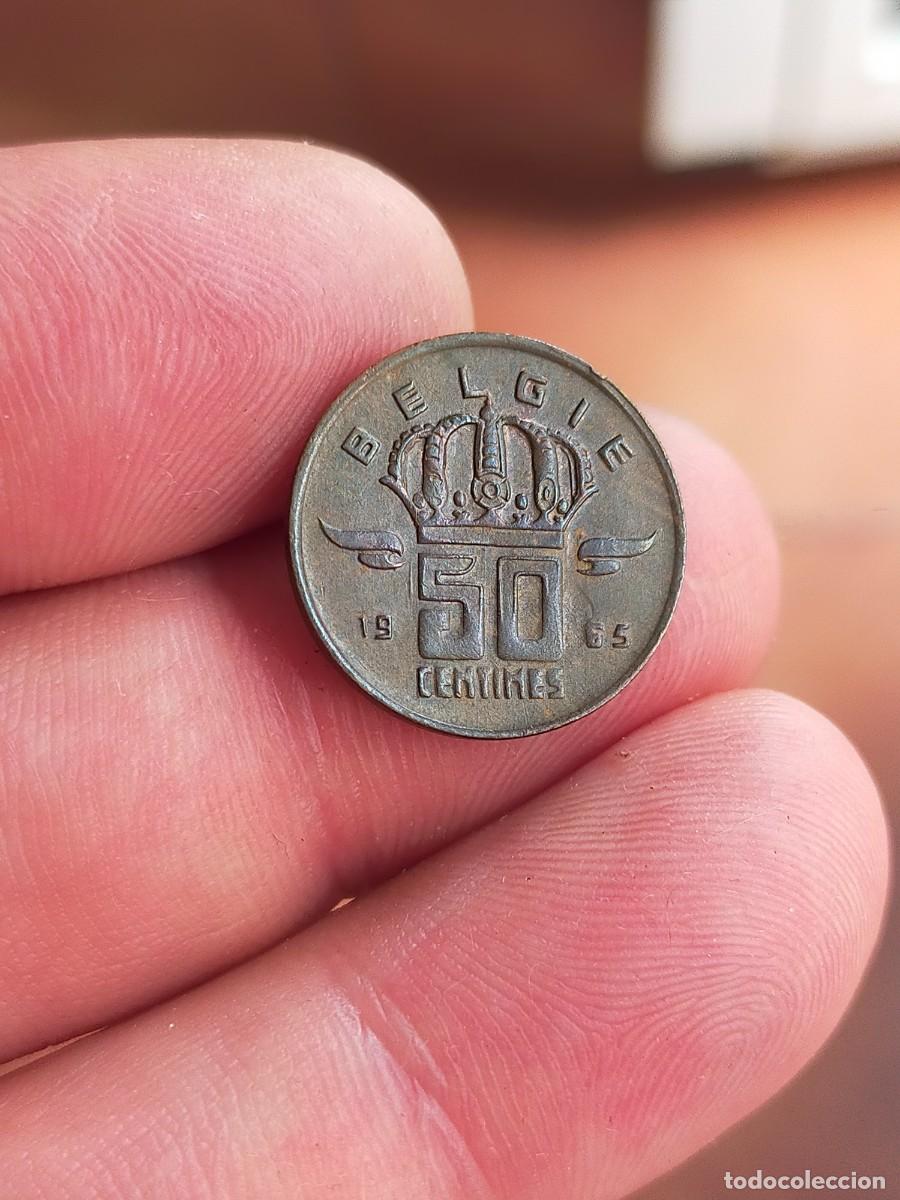 Monedas antiguas de Europa: MONEDA DE 50 CINCUENTA CENTIMOS CENTIMES 1965 BELGICA MUY BUENA CONSERVACION