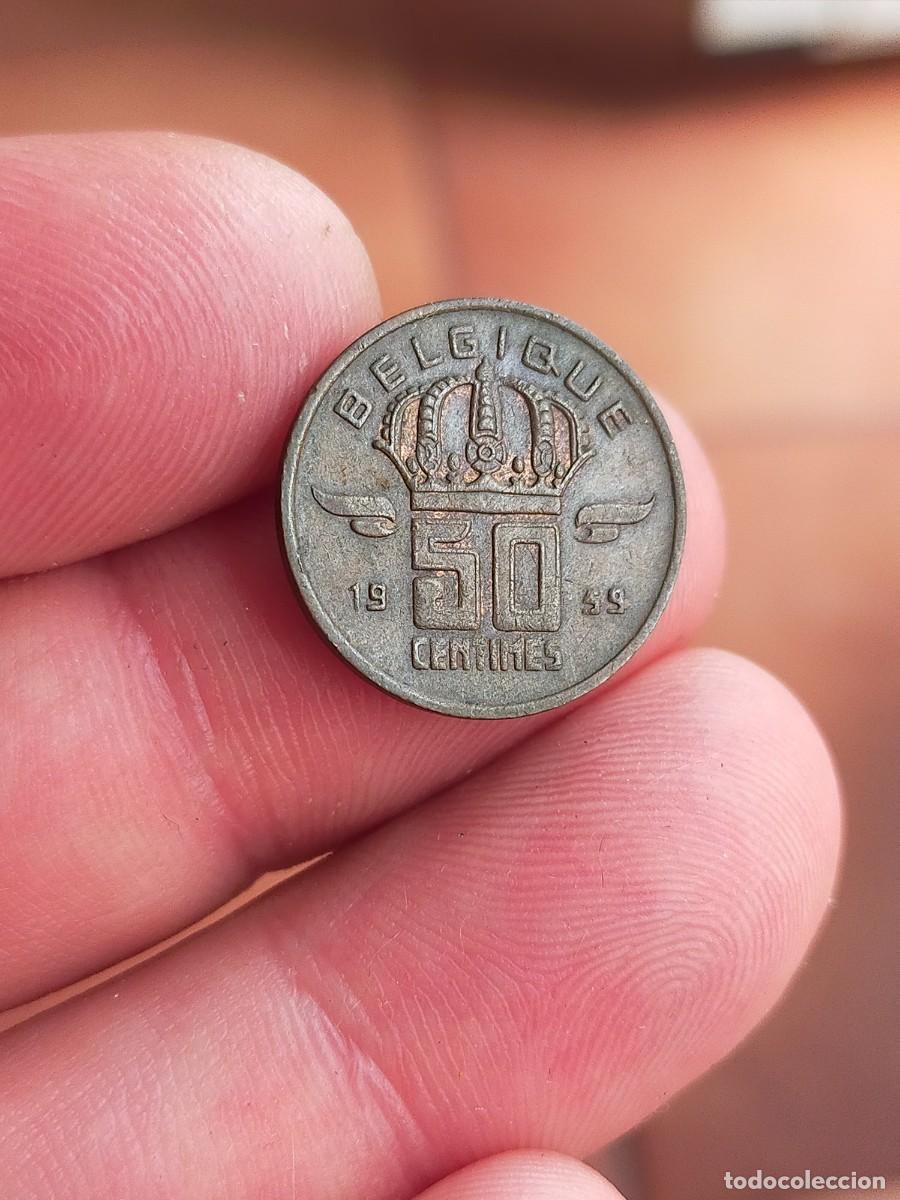 Monedas antiguas de Europa: MONEDA DE 50 CINCUENTA CENTIMOS CENTIMES 1959 BELGICA MUY BUENA CONSERVACION