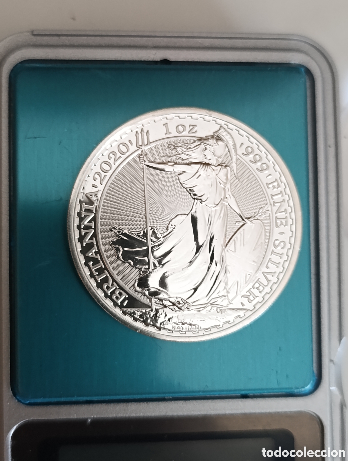 Monedas antiguas de Europa: Moneda Britannia &rdquo;6&rdquo;, 2020 - 1 Onza Plata Pura 999 - Reina Isabel II