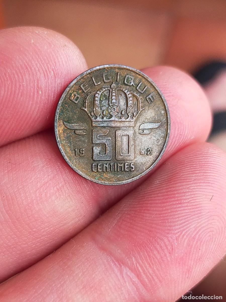 Monedas antiguas de Europa: MONEDA DE 50 CINCUENTA CENTIMOS CENTIMES 1962 BELGICA MUY BUENA CONSERVACION