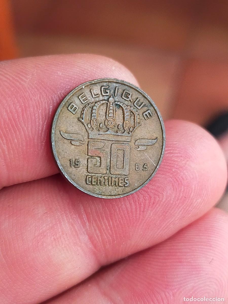 Monedas antiguas de Europa: MONEDA DE 50 CINCUENTA CENTIMOS CENTIMES 1965 BELGICA MUY BUENA CONSERVACION