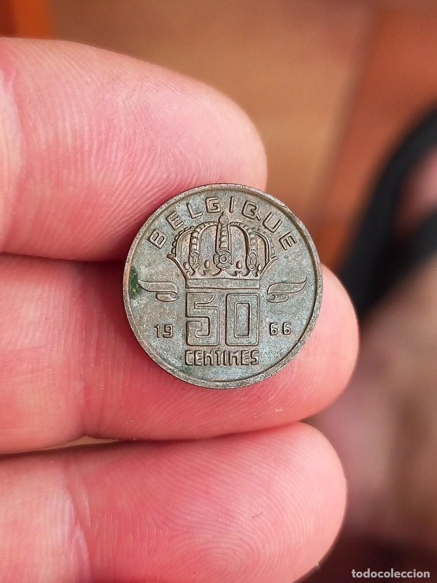 Monedas antiguas de Europa: MONEDA DE 50 CINCUENTA CENTIMOS CENTIMES 1966 BELGICA MUY BUENA CONSERVACION