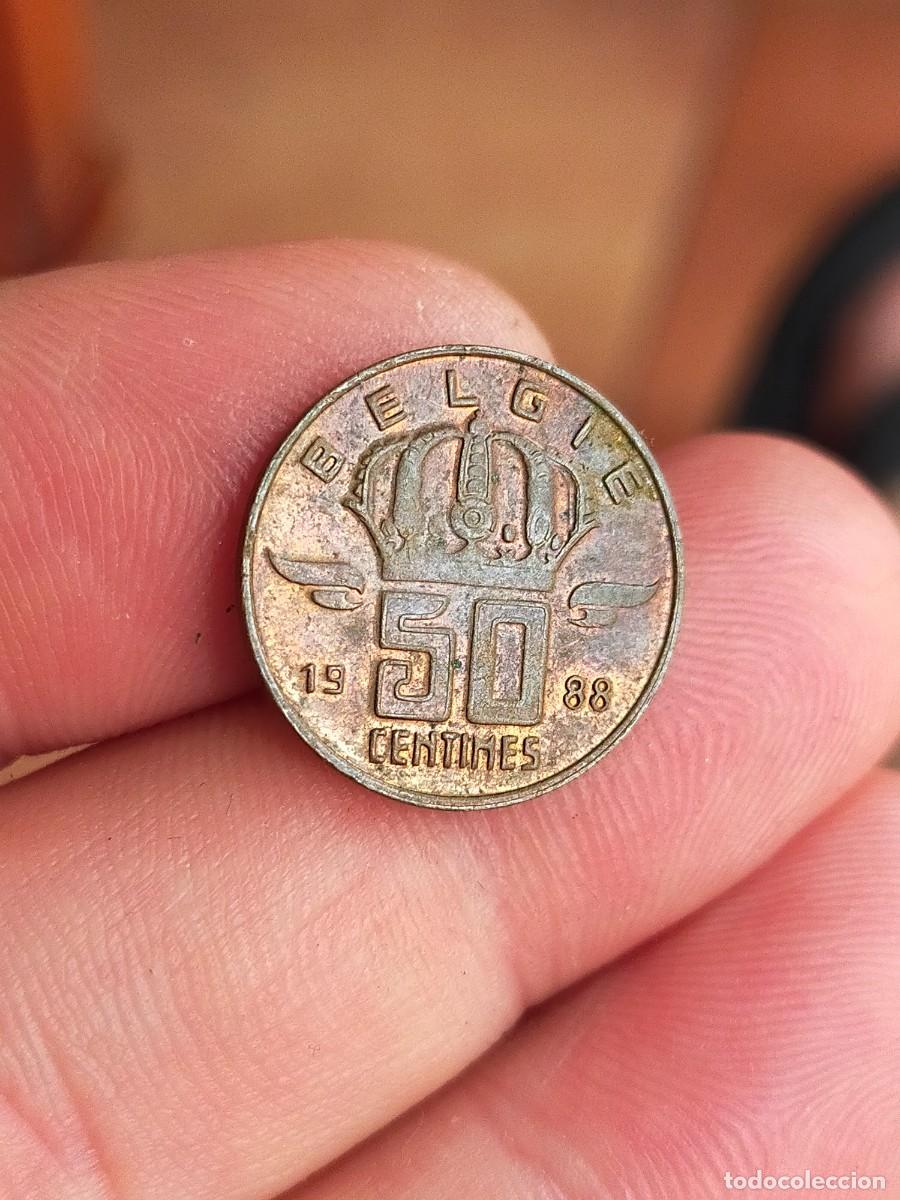 Monedas antiguas de Europa: MONEDA DE 50 CINCUENTA CENTIMOS CENTIMES 1988 BELGICA MUY BUENA CONSERVACION