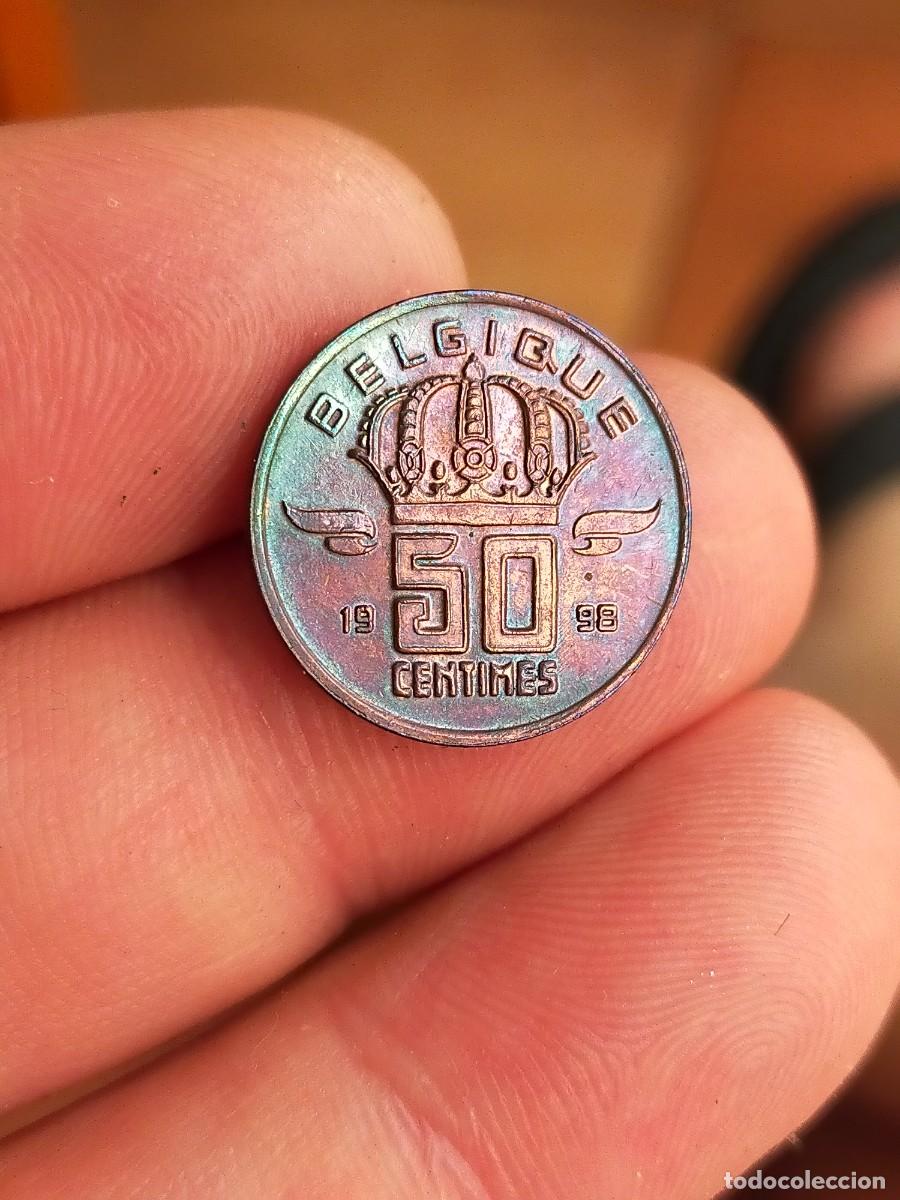 Monedas antiguas de Europa: MONEDA DE 50 CINCUENTA CENTIMOS CENTIMES 1998 BELGICA MUY BUENA CONSERVACION