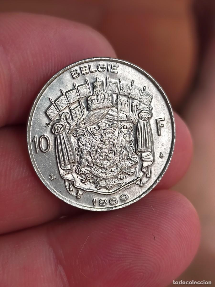 Monedas antiguas de Europa: MONEDA DE 10 DIEZ FRANCOS FRANCS 1969 BELGICA EXCELENTE CONSERVACION
