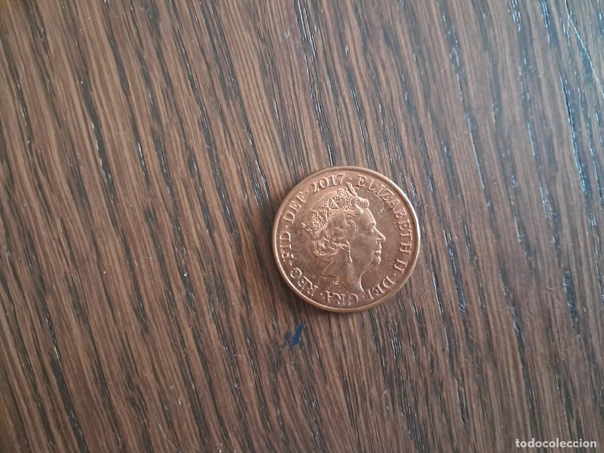 Monedas antiguas de Europa: moneda de Gran Breta&ntilde;a, 2 peniques, a&ntilde;o 2017.