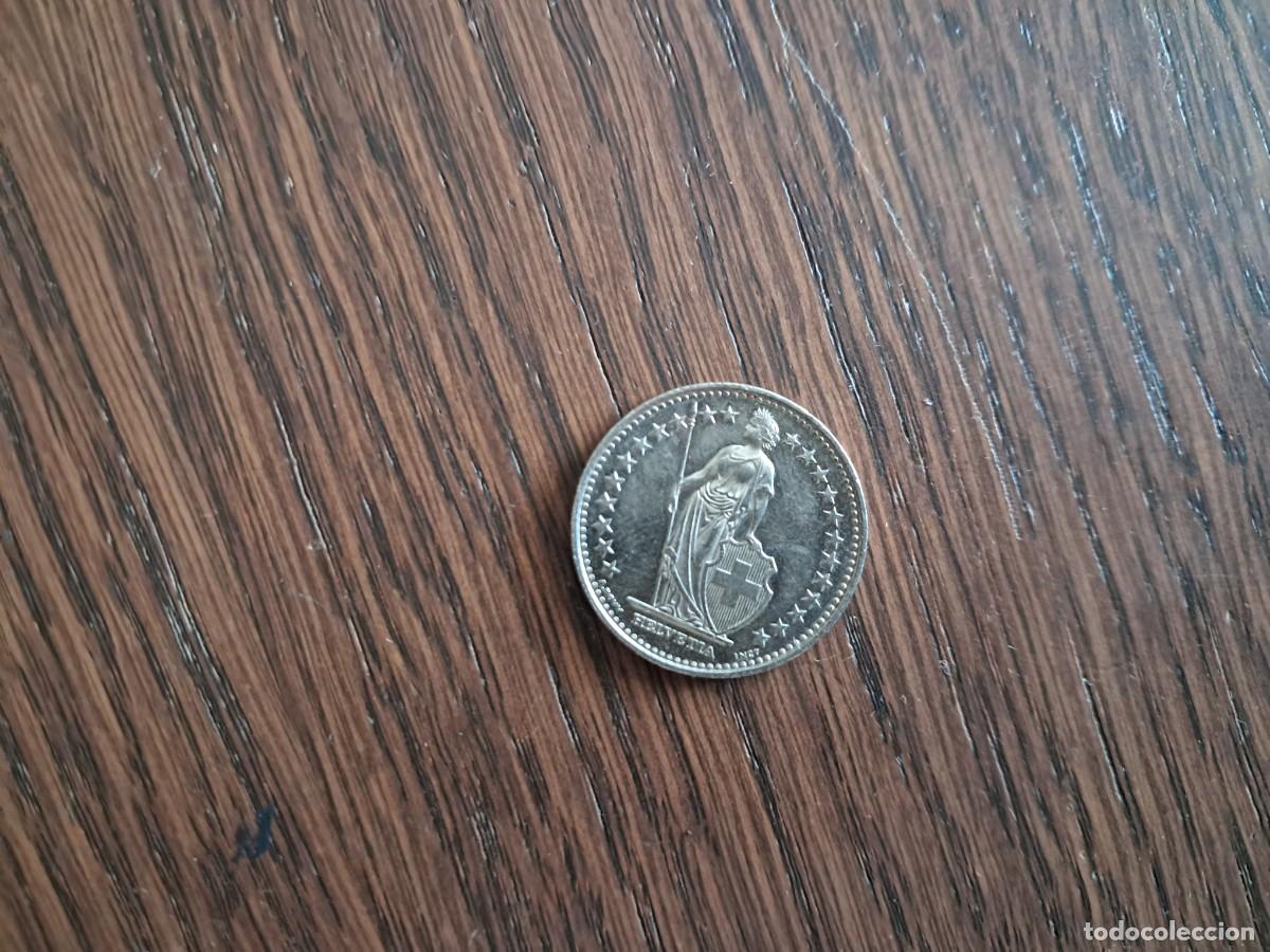Old Coins of Europe: moneda de Suiza, 1 franco, a&ntilde;o 2008.