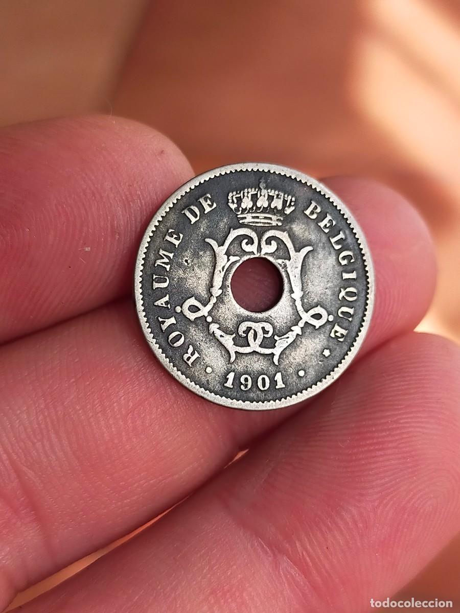 Monedas antiguas de Europa: MONEDA DE 10 DIEZ CENTIMOS CENTS 1901 BELGICA BUENA CONSERVACION