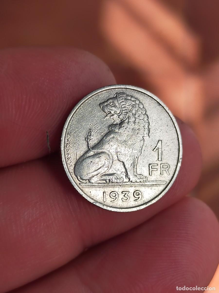 Monedas antiguas de Europa: MONEDA DE 1 FRANCO FRANC 1939 BELGICA MUY BUENA CONSERVACION
