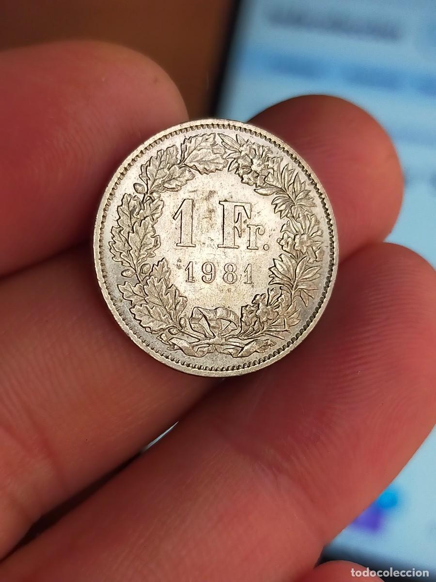 Monedas antiguas de Europa: MONEDA DE 1 UN FRANC FRANCO SUIZA 1984 MUY BUENA CONSERVACION