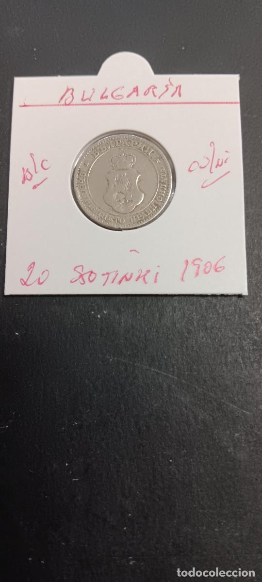 Monedas antiguas de Europa: BULGARIA 20 STOTINKI 1906 BC KM=26 (CUPRONIQUEL)