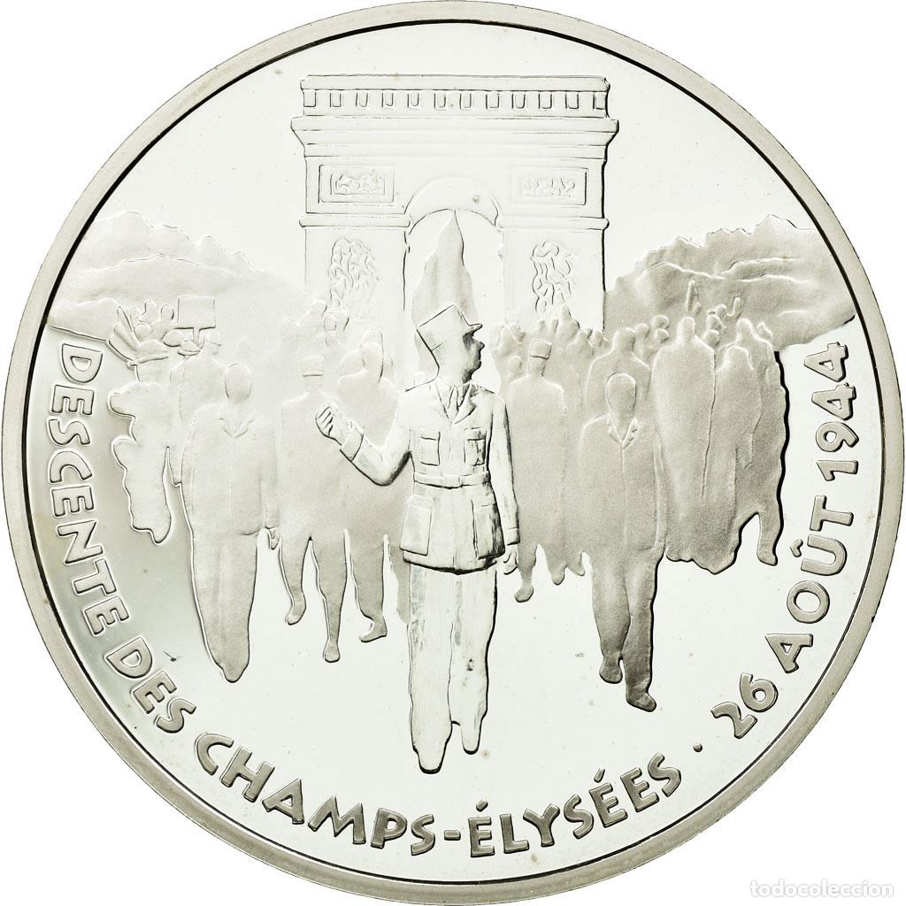 Monedas antiguas de Europa: [#455813] Moneda, Francia, Lib&eacute;ration de Paris, 100 Francs, 1994, FDC, Plata, KM:1045.2