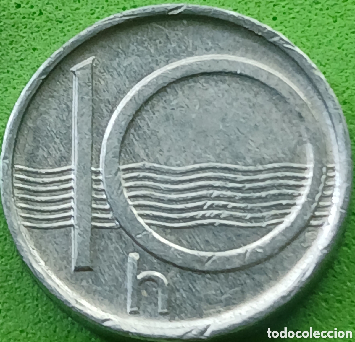 Monedas antiguas de Europa: Rep&uacute;blica Checa 10 hellers 1996 km#6