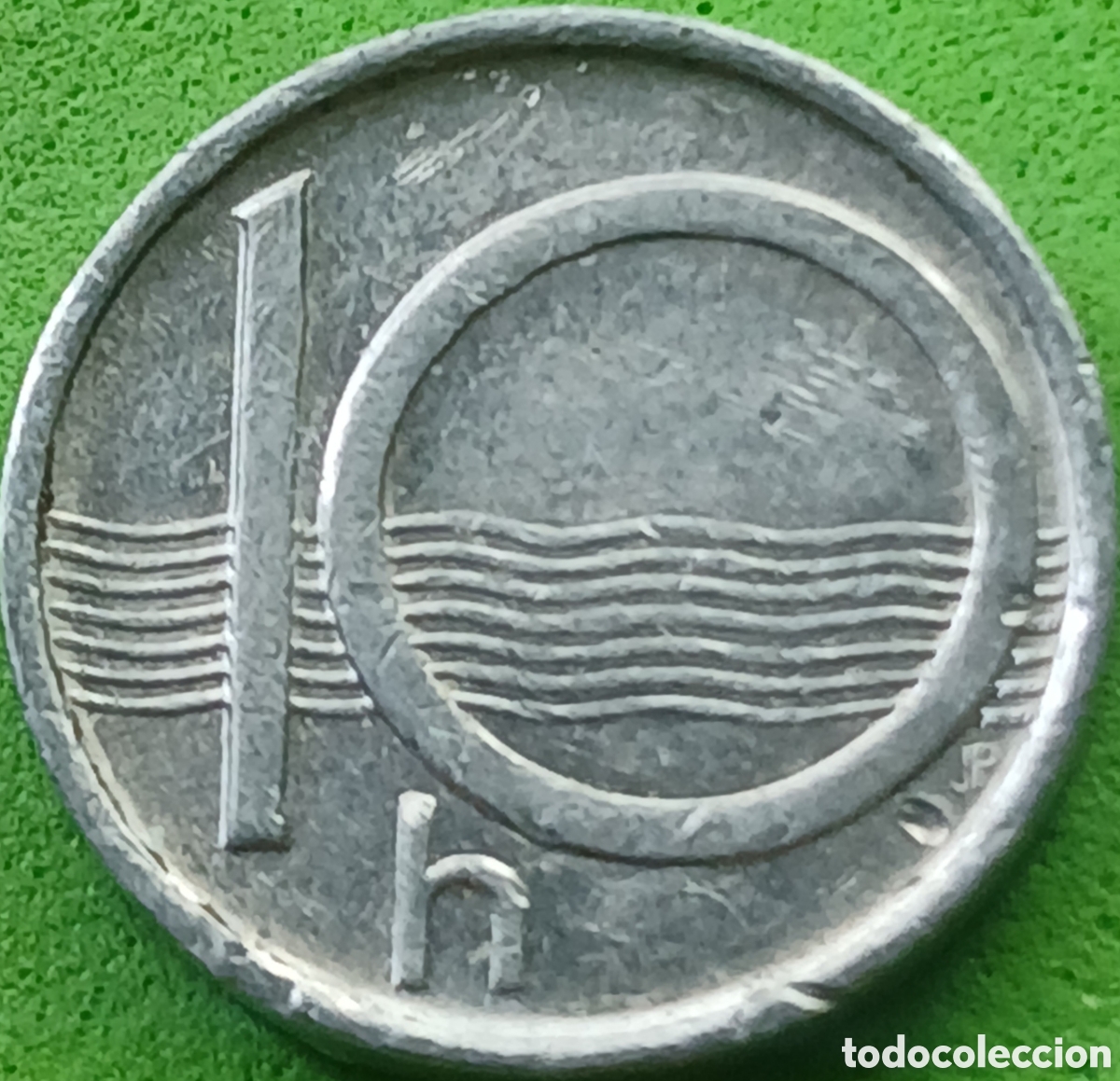 Monedas antiguas de Europa: Rep&uacute;blica Checa 10 hellers 1997 km#6