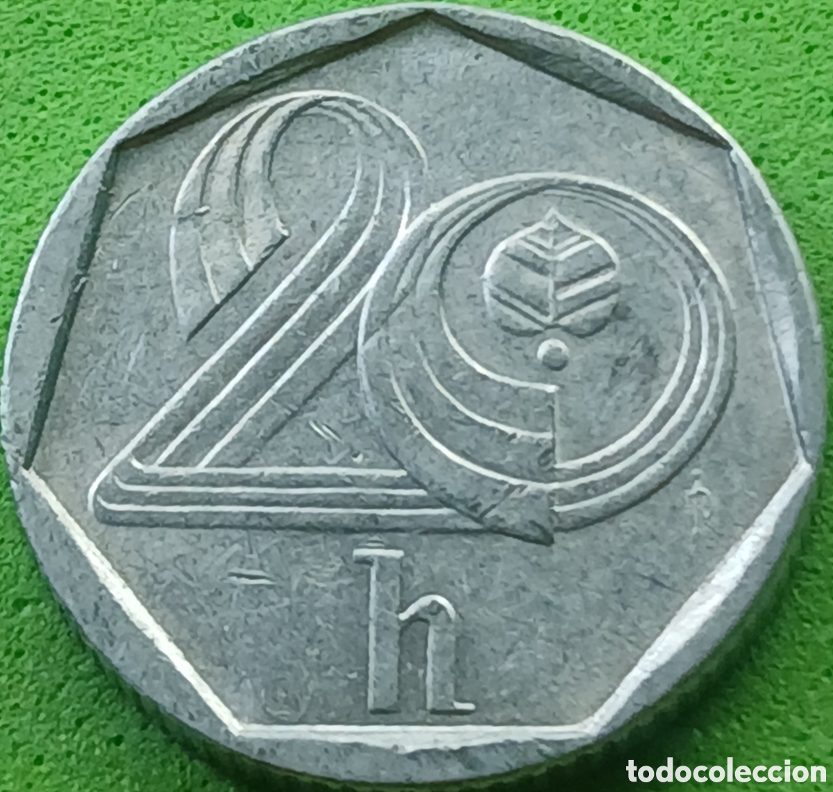Monedas antiguas de Europa: Rep&uacute;blica Checa 20 hellers 1994 km#2.1 ceca &rdquo;b&rdquo;