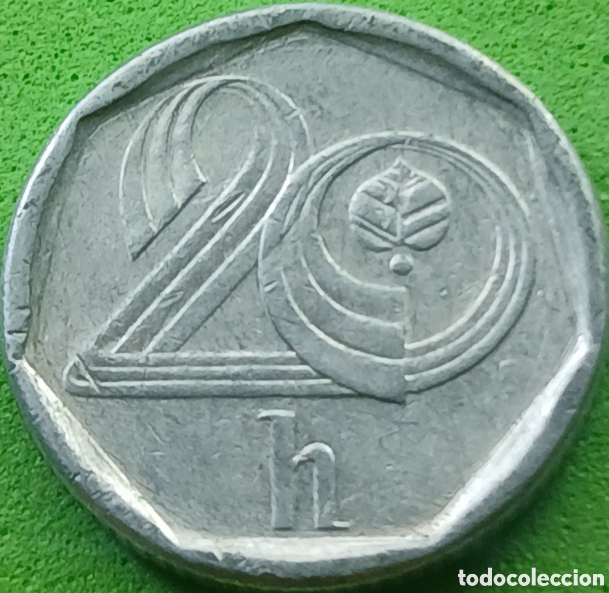 Monedas antiguas de Europa: Rep&uacute;blica Checa 20 hellers 1995 km#2.1 ceca &rdquo;b&rdquo;
