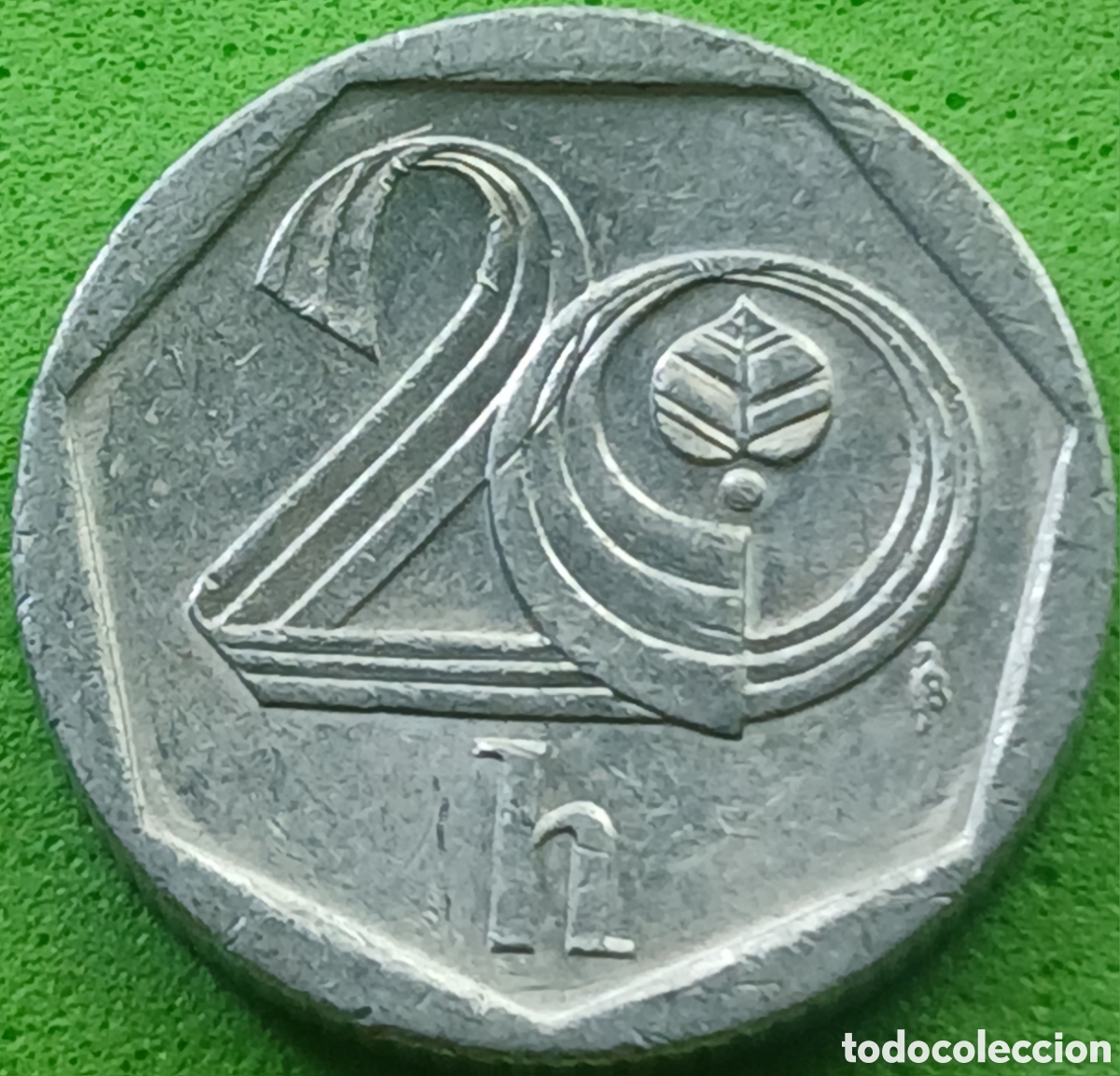 Monedas antiguas de Europa: Rep&uacute;blica Checa 20 hellers 1998 km#2.3