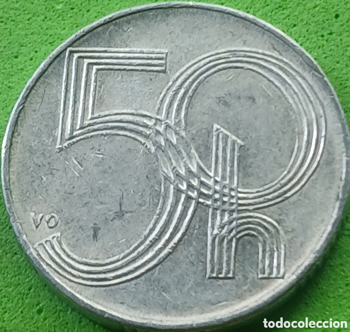 Monedas antiguas de Europa: Rep&uacute;blica Checa 50 hellers 1994 km#3