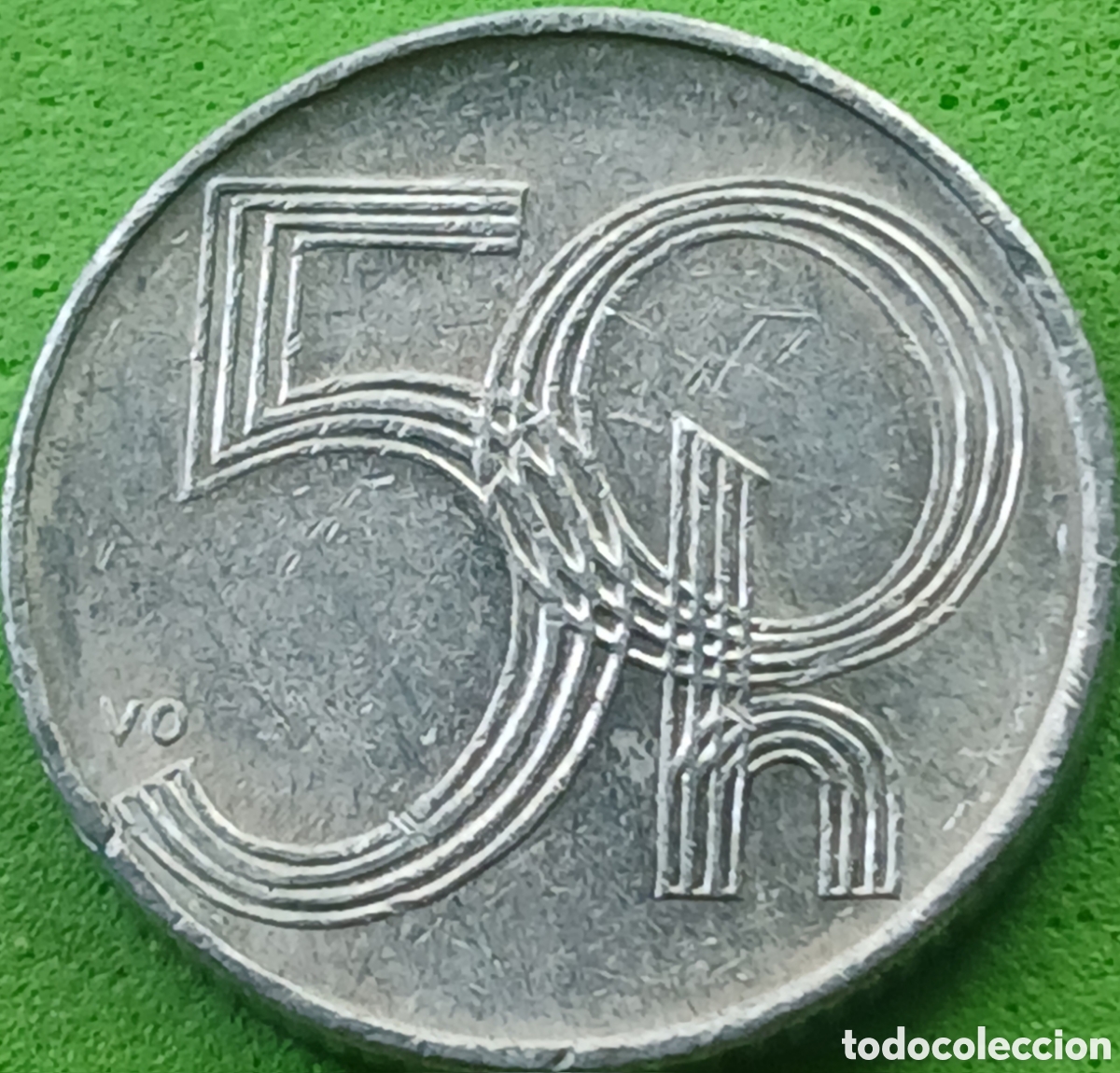 Monedas antiguas de Europa: Rep&uacute;blica Checa 50 hellers 1995 km#3
