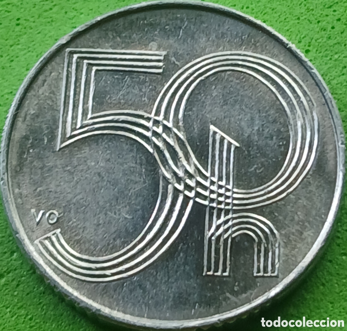 Monedas antiguas de Europa: Rep&uacute;blica Checa 50 hellers 1997 km#3