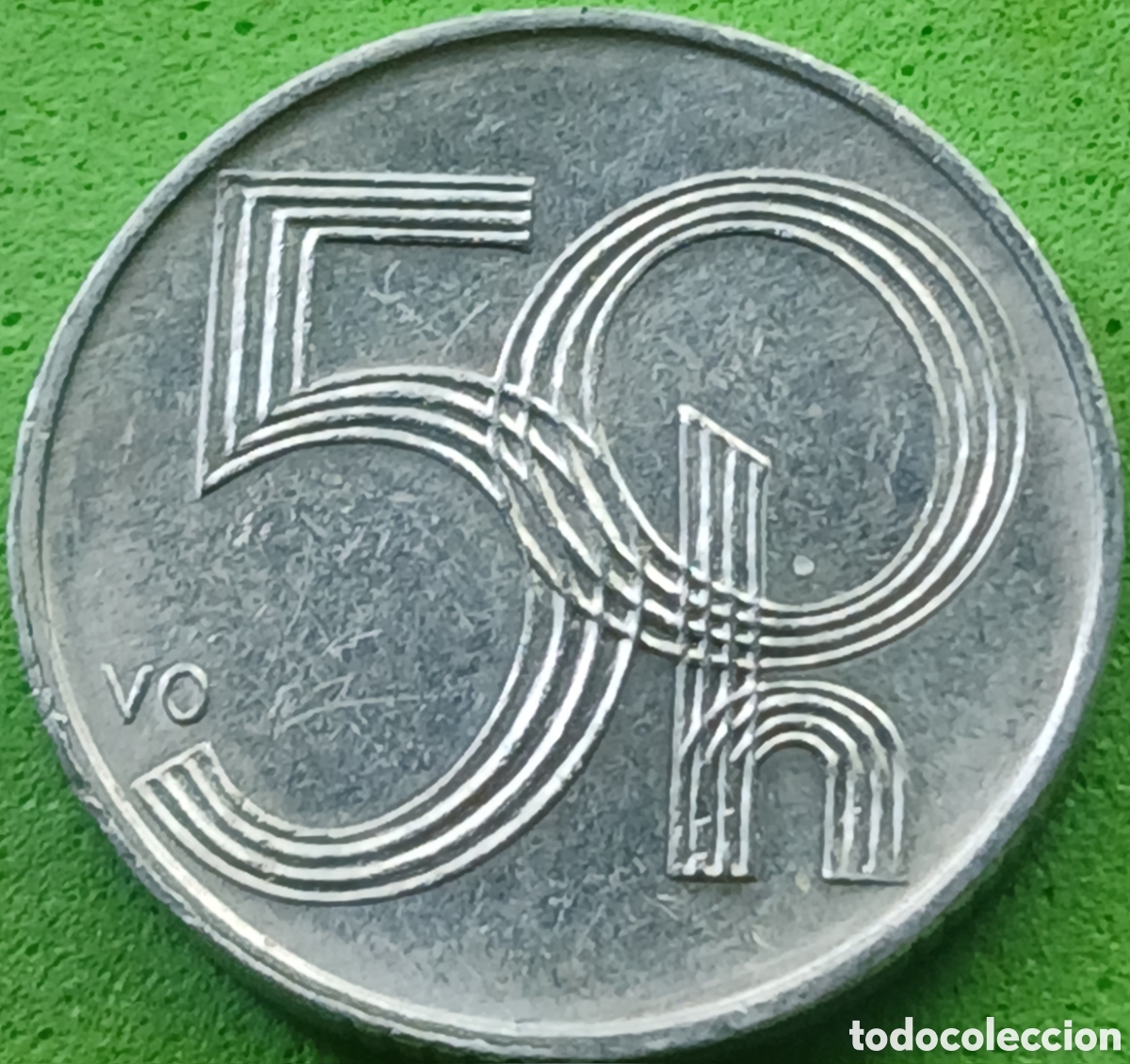 Monedas antiguas de Europa: Rep&uacute;blica Checa 50 hellers 2003 km#3