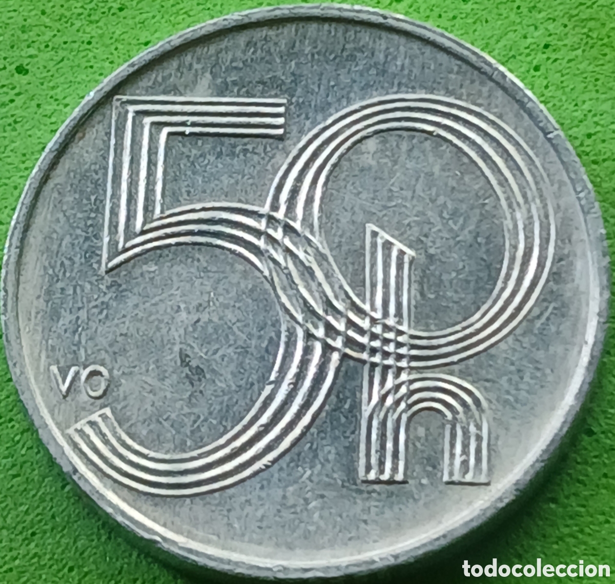 Monedas antiguas de Europa: Rep&uacute;blica Checa 50 hellers 2006 km#3