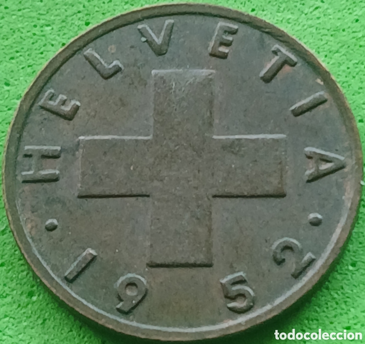Monedas antiguas de Europa: Suiza 1 c&eacute;ntimo 1952 km#46