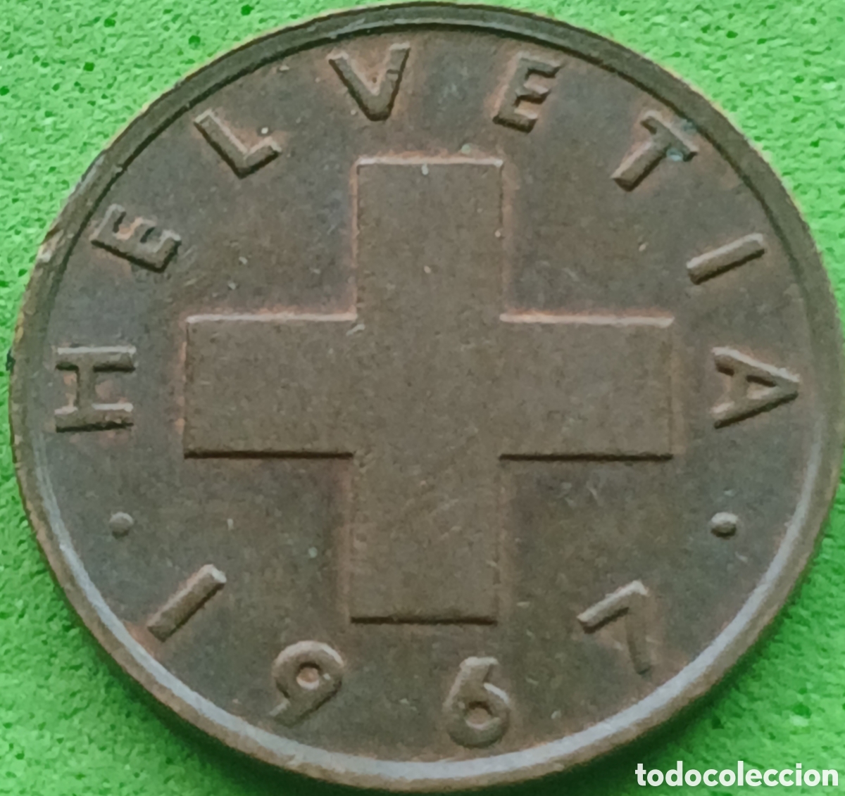 Monedas antiguas de Europa: Suiza 1 c&eacute;ntimo 1967 km#46