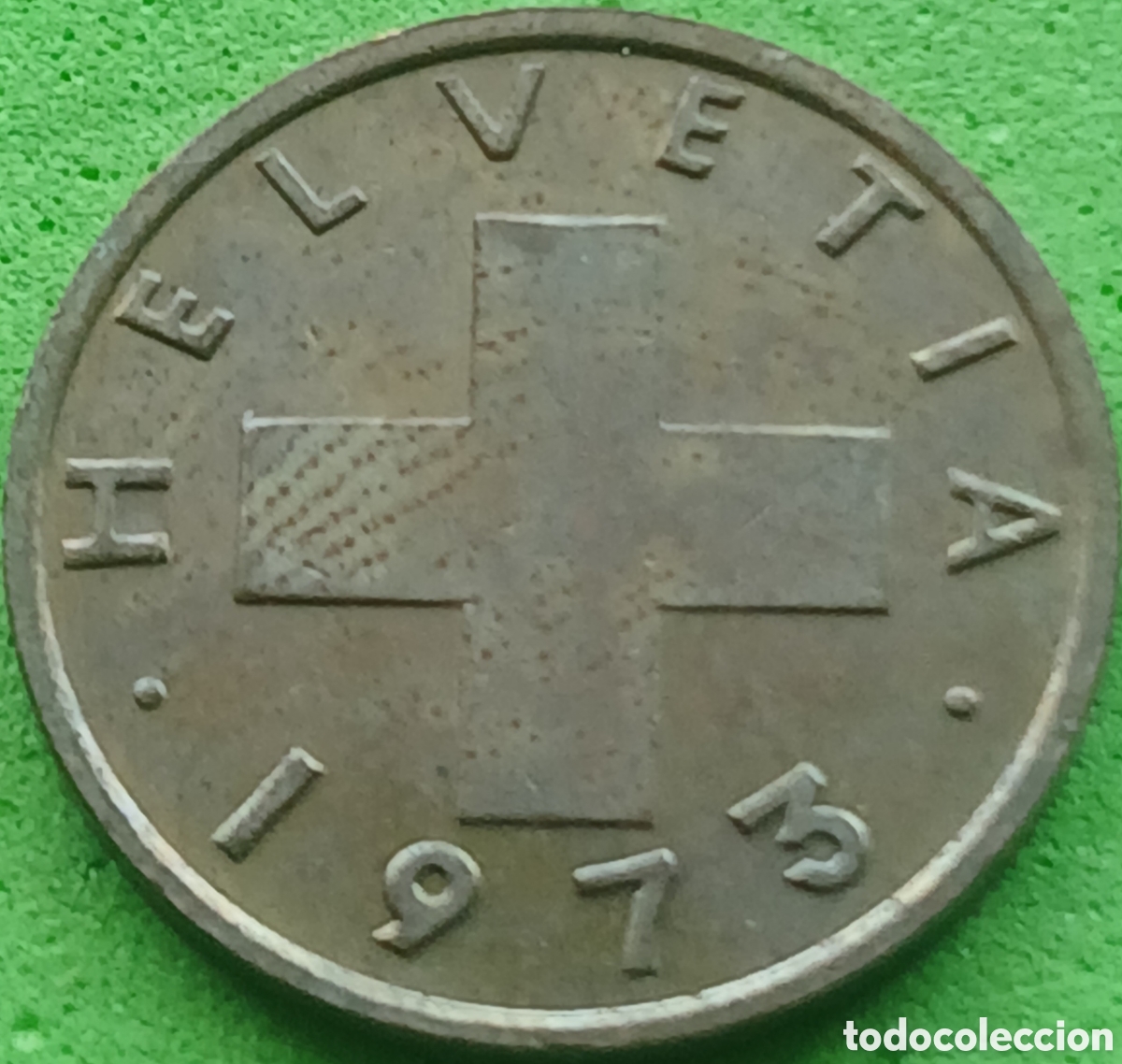 Monedas antiguas de Europa: Suiza 1 c&eacute;ntimo 1973 km#46