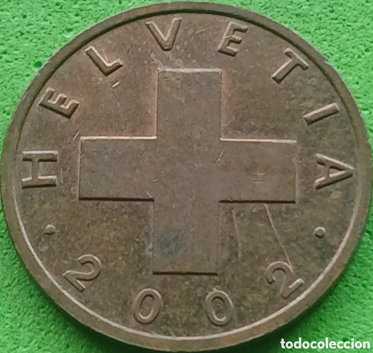Monedas antiguas de Europa: Suiza 1 c&eacute;ntimo 2002 km#46