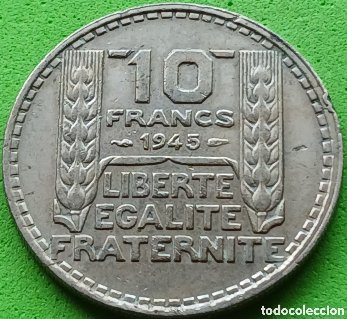 Monedas antiguas de Europa: Francia 10 francos 1945 km#908
