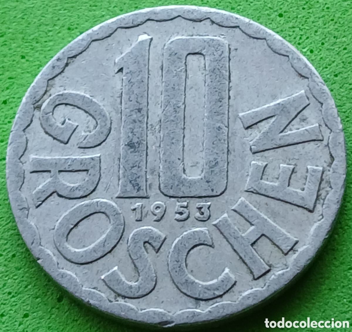 Monedas antiguas de Europa: Austria 10 groschen 1953 km#2878