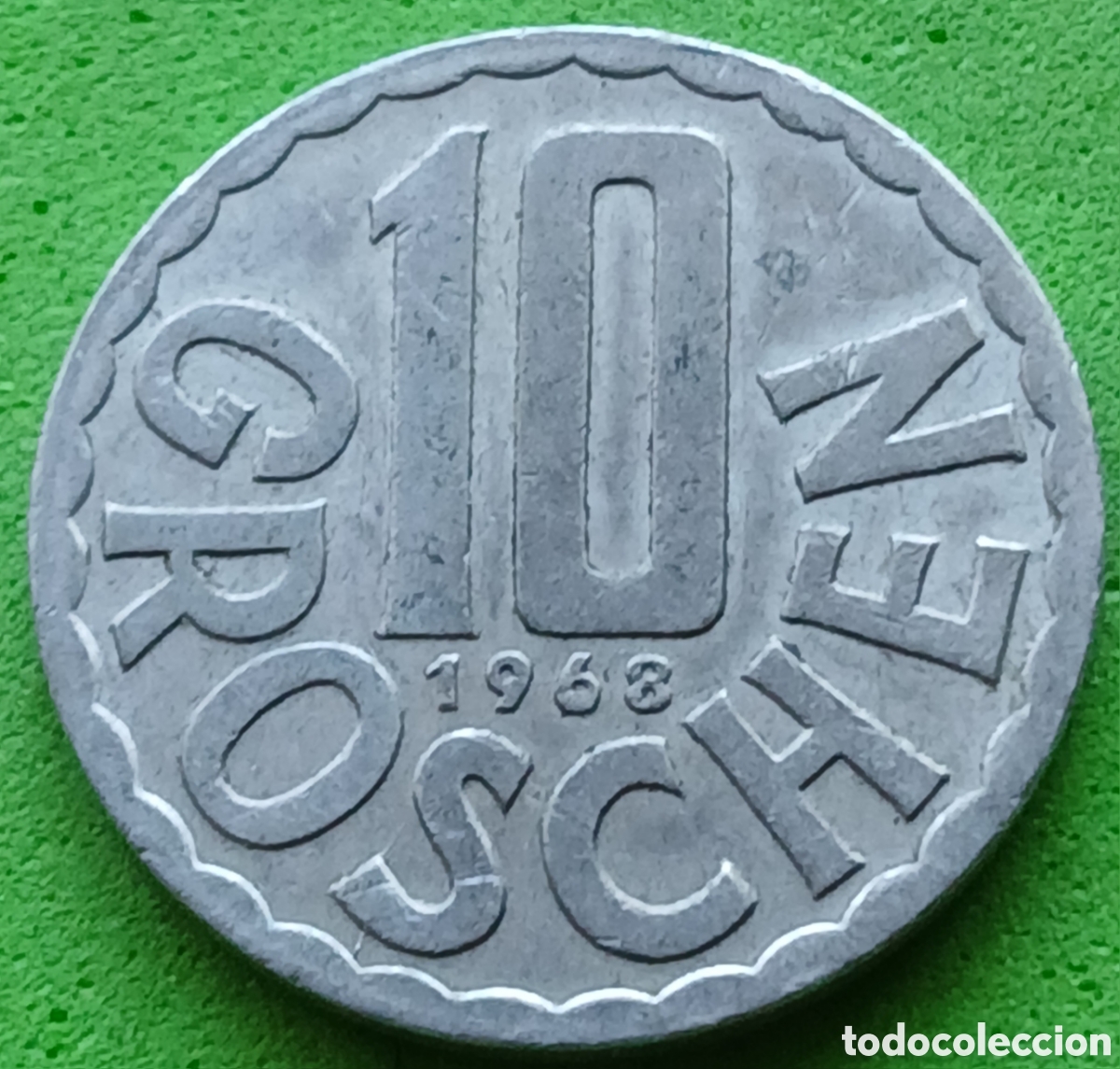 Monedas antiguas de Europa: Austria 10 groschen 1968 km#2878