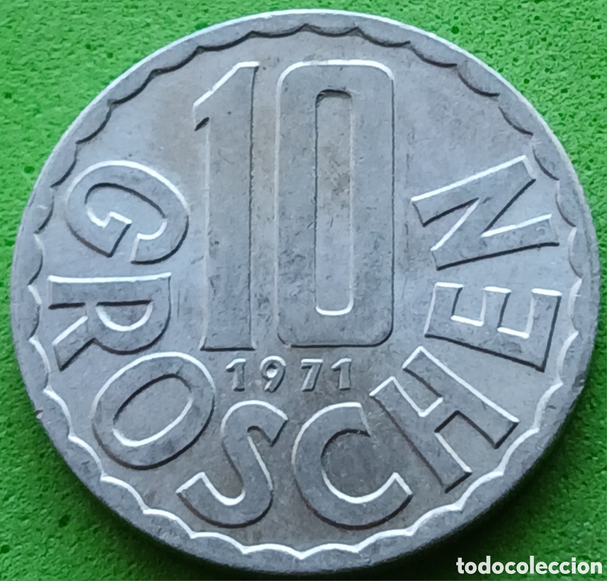 Monedas antiguas de Europa: Austria 10 groschen 1971 km#2878