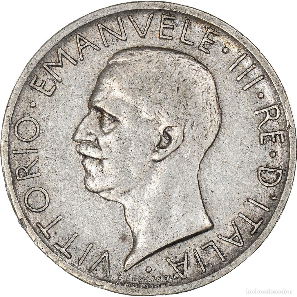 Monedas antiguas de Europa: [#909021] Moneda, Italia, Vittorio Emanuele III, 5 Lire, 1927, Rome, MBC, Plata, KM:67.2