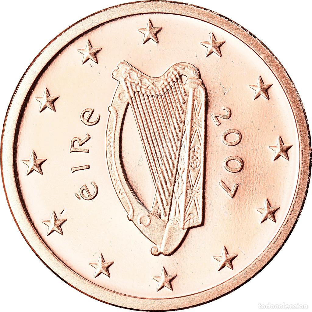 Monedas antiguas de Europa: [#792737] REP&Uacute;BLICA DE IRLANDA, Euro Cent, 2007, Sandyford, BE, FDC, Cobre chapado en