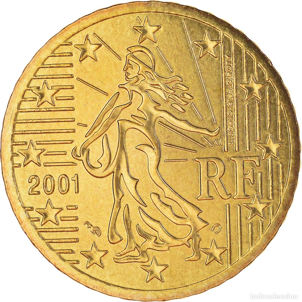 Monedas antiguas de Europa: [#189252] Francia, 50 Euro Cent, 2001, Paris, BU, FDC, Lat&oacute;n, KM:1287