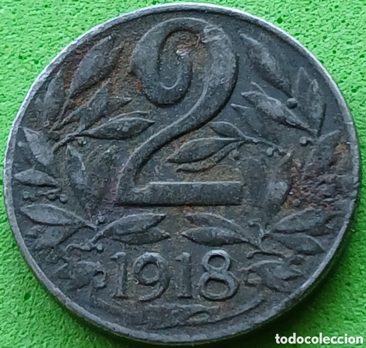 Monedas antiguas de Europa: Austria 2 hellers 1918 km#2824