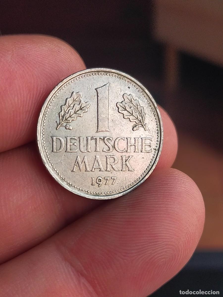 Monedas antiguas de Europa: MONEDA DE 1 UN MARCO MARK ALEMANIA 1977 CECA G MUY BUENA CONSERVACION