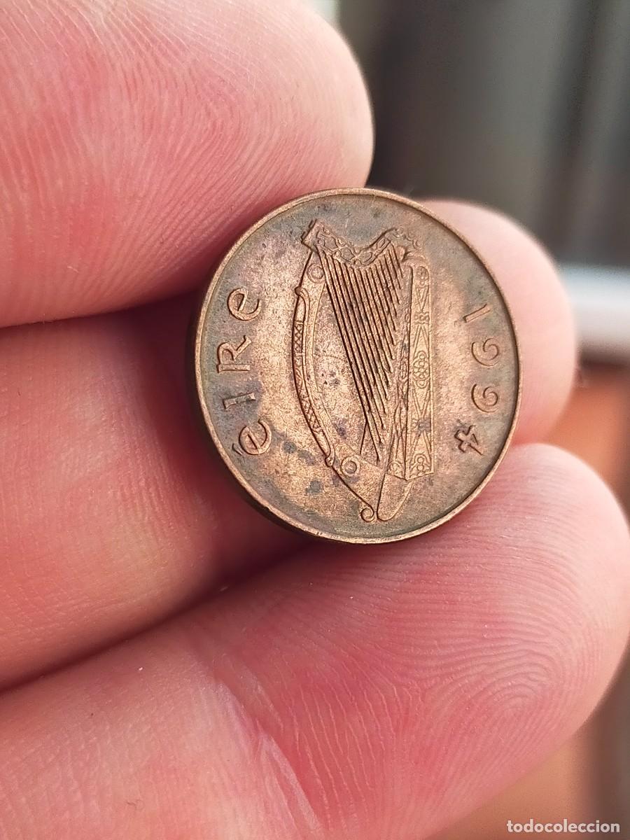 Alte M&uuml;nzen aus Europa: MONEDA DE 1 UN PENIQUE PENCE EIRE IRLANDA 1994 MUY BUENA CONSERVACION