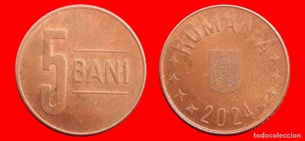Monedas antiguas de Europa: 5 BANI 2024 RUMANIA-152824