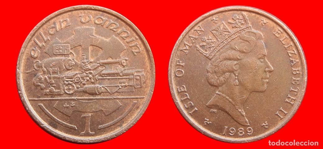 Monedas antiguas de Europa: 1 PENIQUE PENNY 1989 ISLA DE MAN-152846