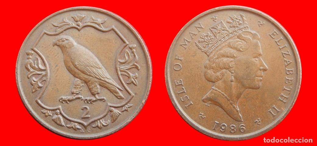 Monedas antiguas de Europa: 2 PENIQUES PENCE 1986 ISLA DE MAN-152851