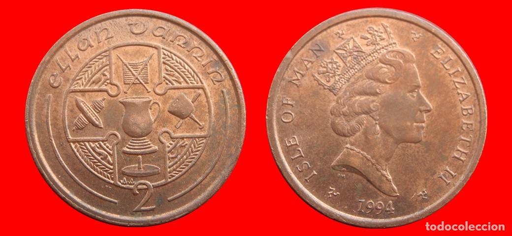 Monedas antiguas de Europa: 2 PENIQUES PENCE 1994 ISLA DE MAN-152852