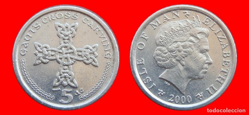 Monedas antiguas de Europa: 5 PENIQUES PENCE 2000 ISLA DE MAN-152864