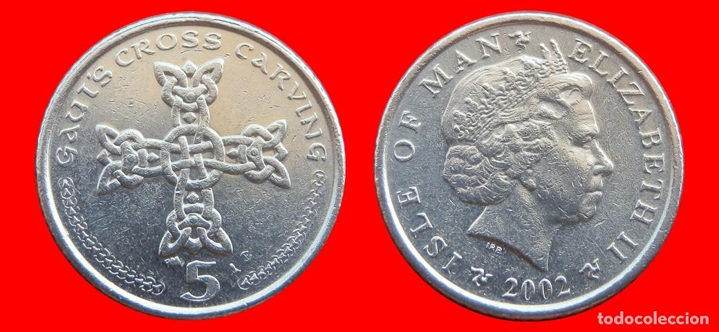 Monedas antiguas de Europa: 5 PENIQUES PENCE 2002 ISLA DE MAN-152865