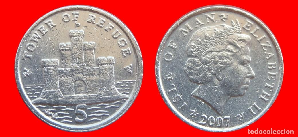 Monedas antiguas de Europa: 5 PENIQUES PENCE 2007 ISLA DE MAN-152867