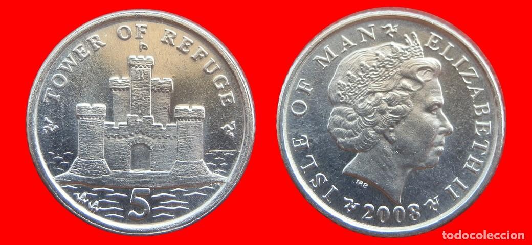 Monedas antiguas de Europa: 5 PENIQUES PENCE 2008 ISLA DE MAN-152868